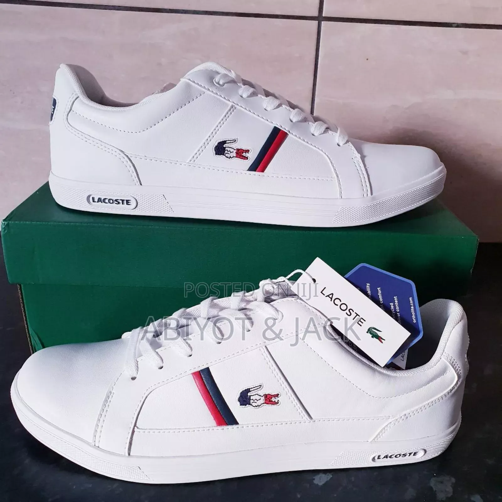  Lacoste ‘Europa Tricolor’ Flat Shoes