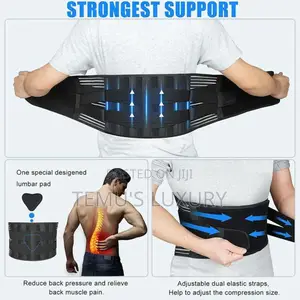 Back Pain Relief Magnetic Heating Waist Belt