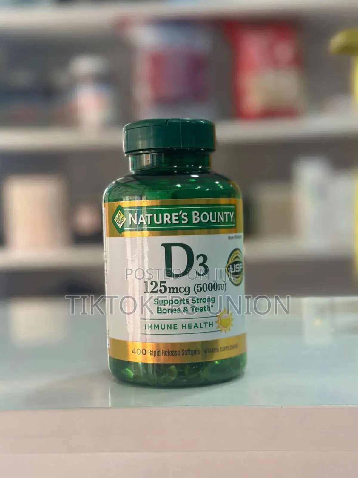 Nature's Bounty Immune Health Vitamin D3 5000 Iu,