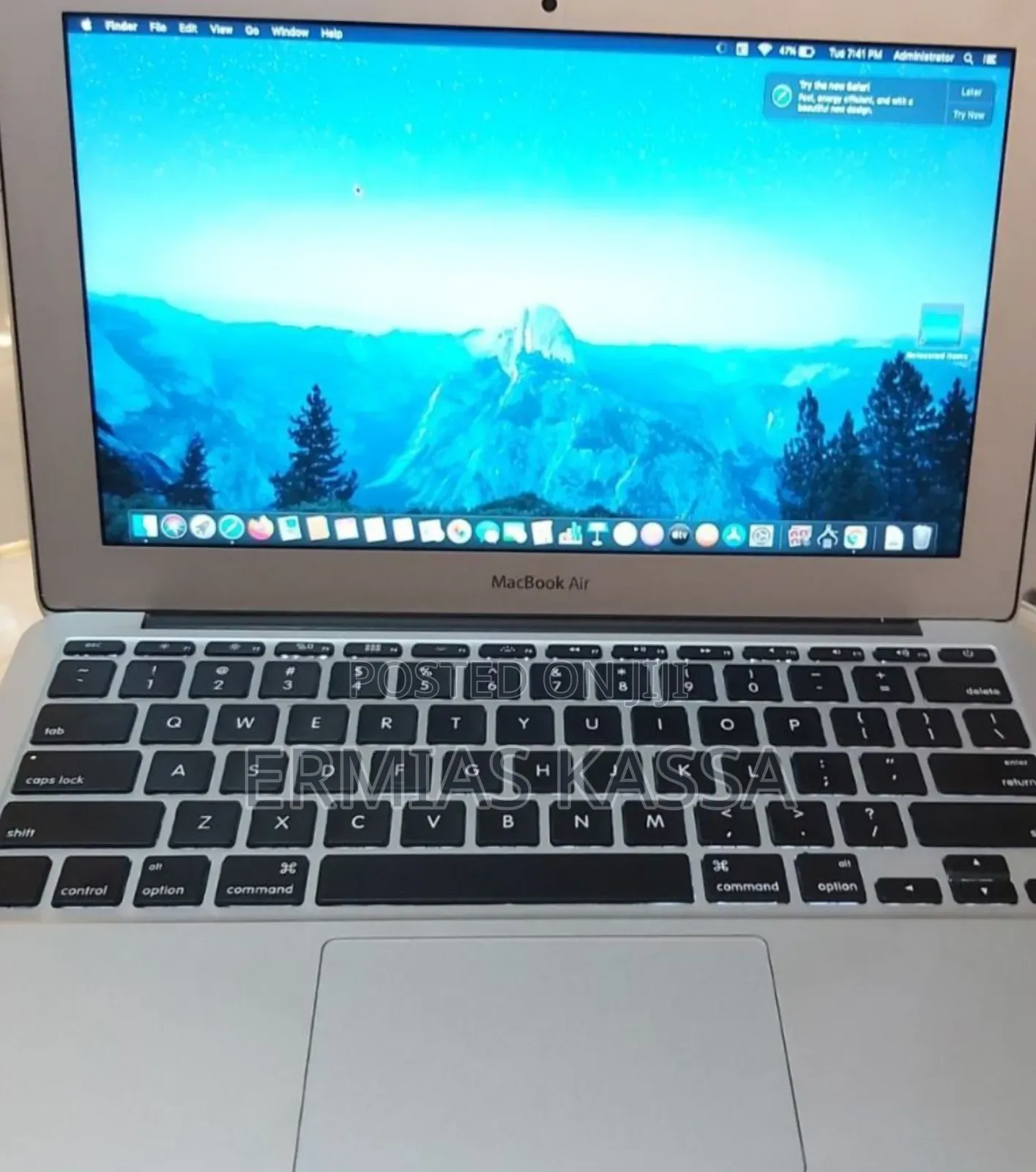 New Laptop Apple MacBook Air 2015 4GB Intel Core I5 SSD 128GB
