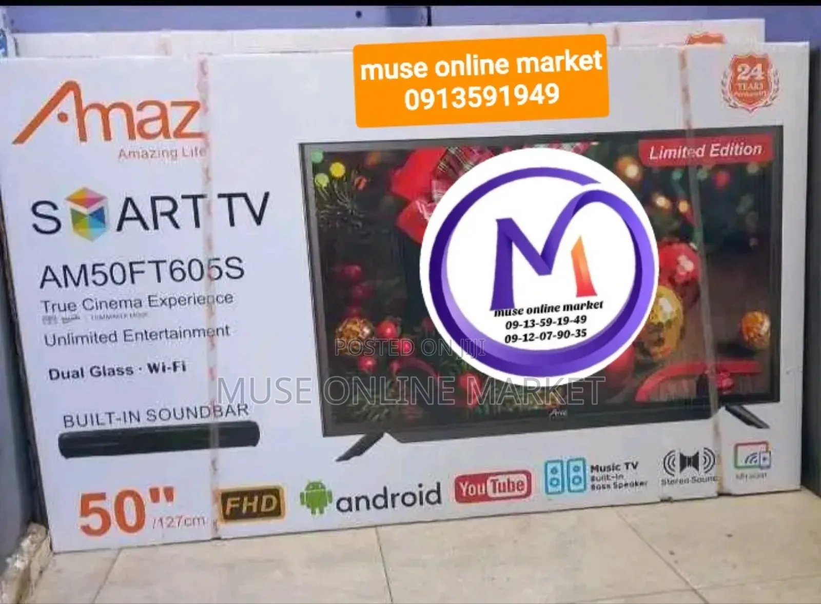 Amaz 50" Smart Android TV