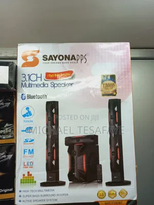 Photo - Sayona Apps
18000w
Multimedia Speaker
USB,FM,Bluetooth