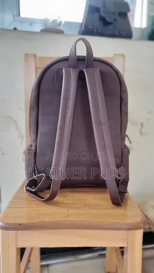 Leather Back Pack Laptop Bag