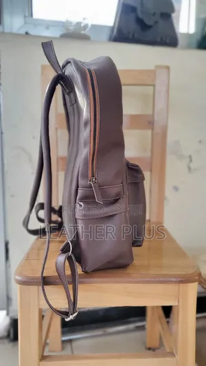 Leather Back Pack Laptop Bag