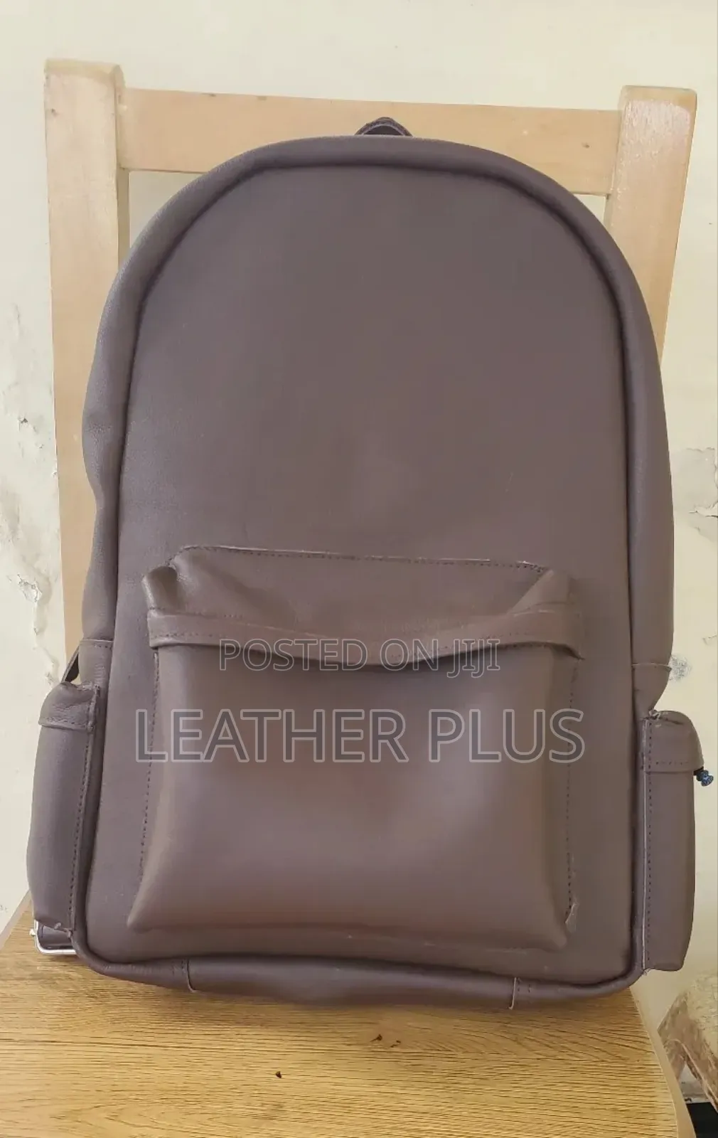 Leather Back Pack Laptop Bag