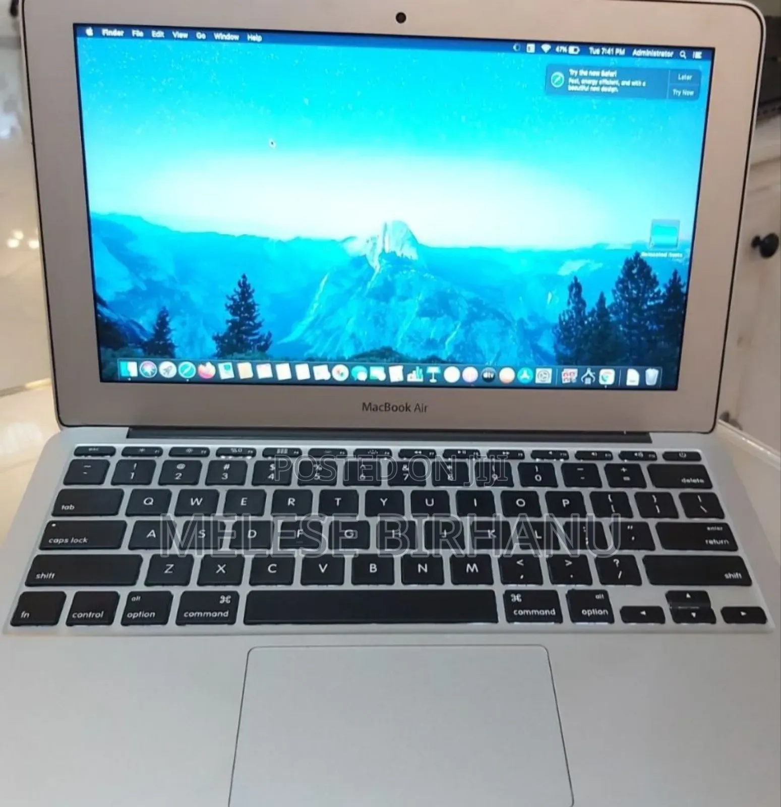 New Laptop Apple MacBook Air 2015 4GB Intel Core I5 SSD 128GB