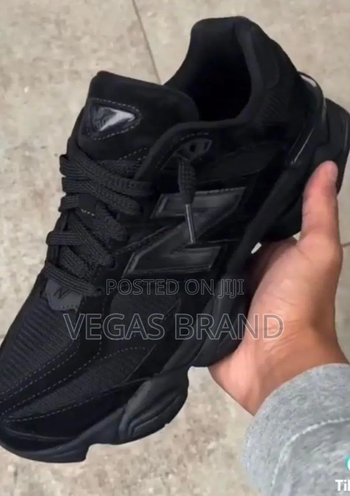 New Balance 9060 Triple Black Sneakers Master Quality Shoes in Bole ...