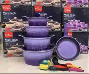1unique Coated 15 Piece Casserole Cookware Set