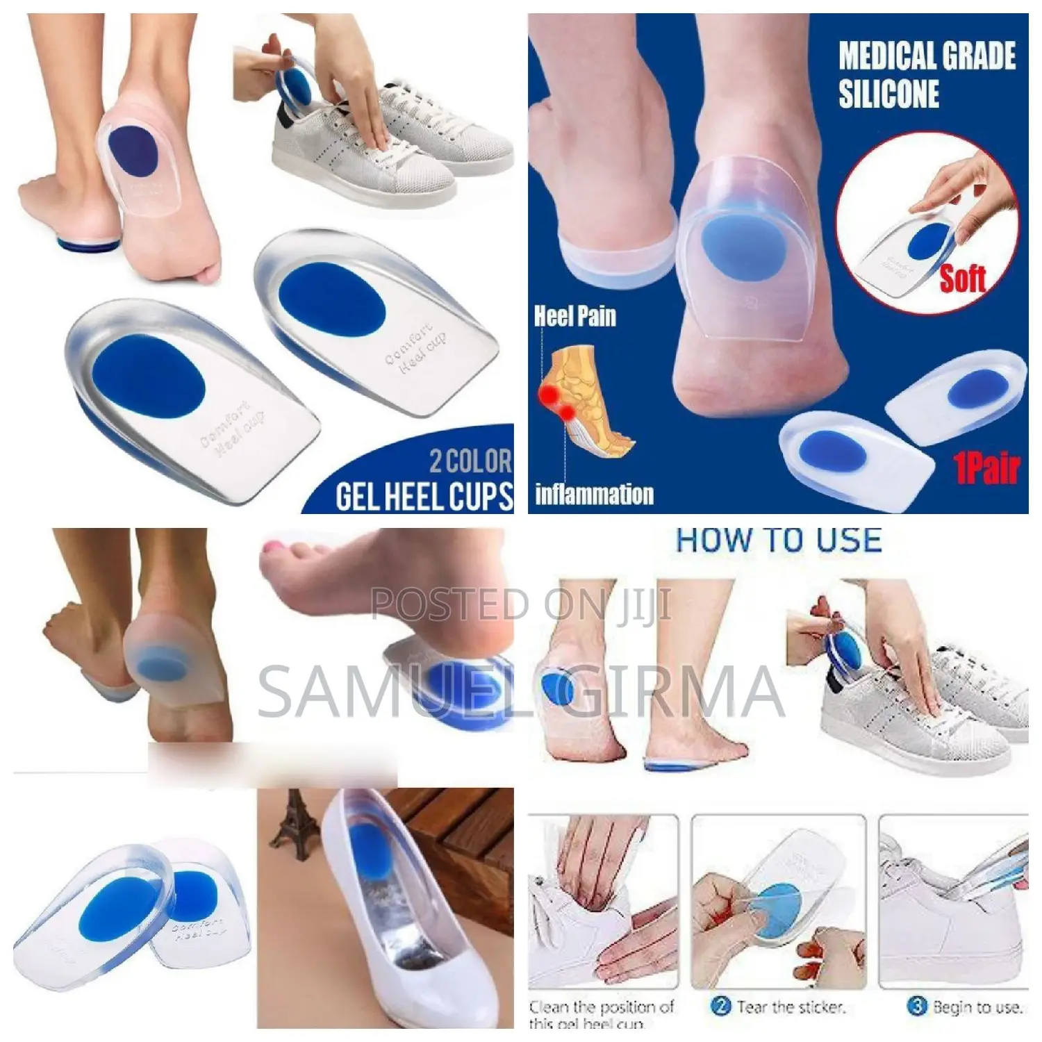 Silicone Gel Heel Cup Pad
