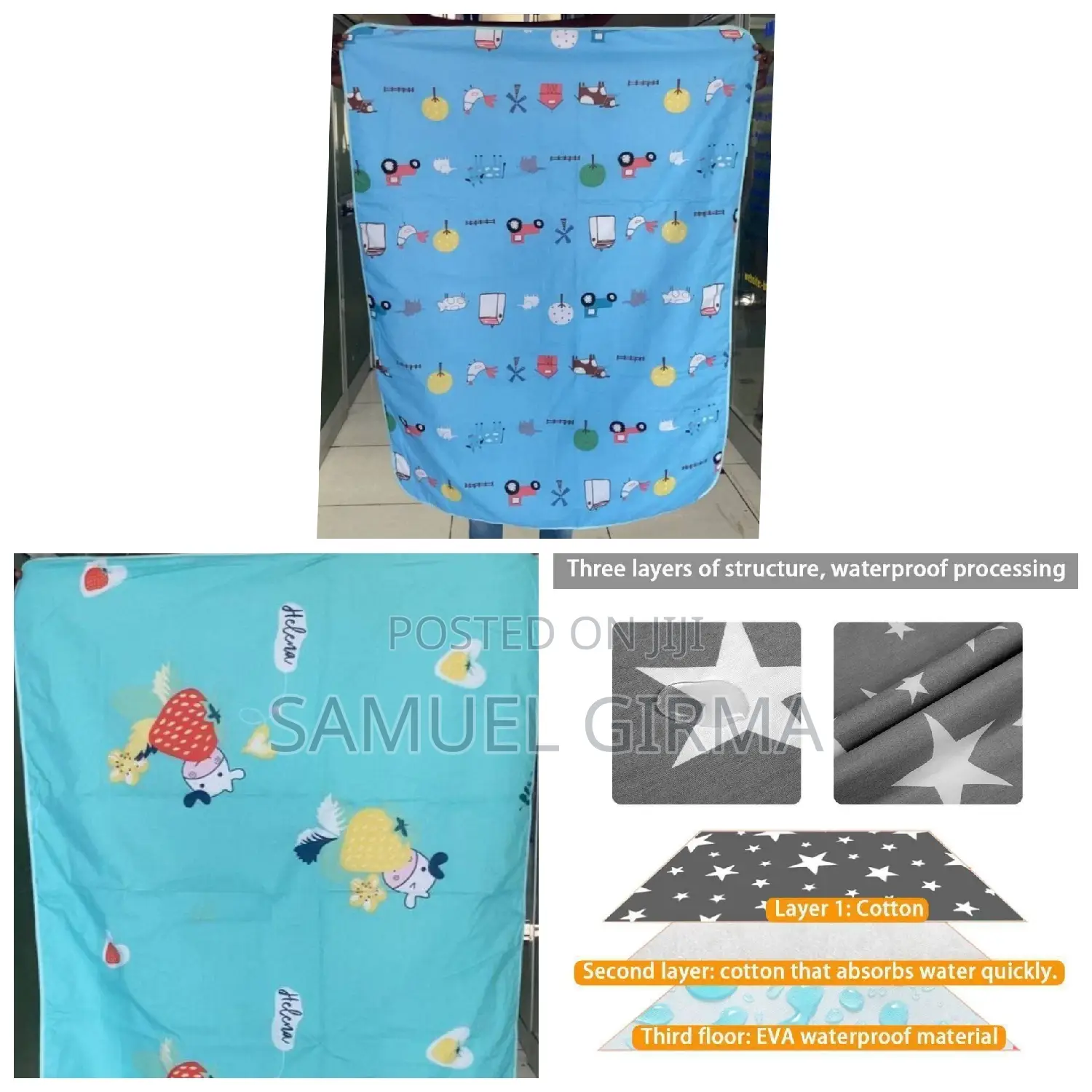 Urine Pad for Baby ዳይፐር በመቀየሪያ ምንጣፍ (Waterproof)
