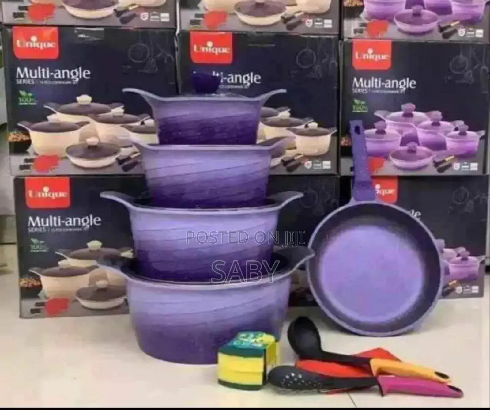 Unique Coated 15 Piece Casserole Cookware Set