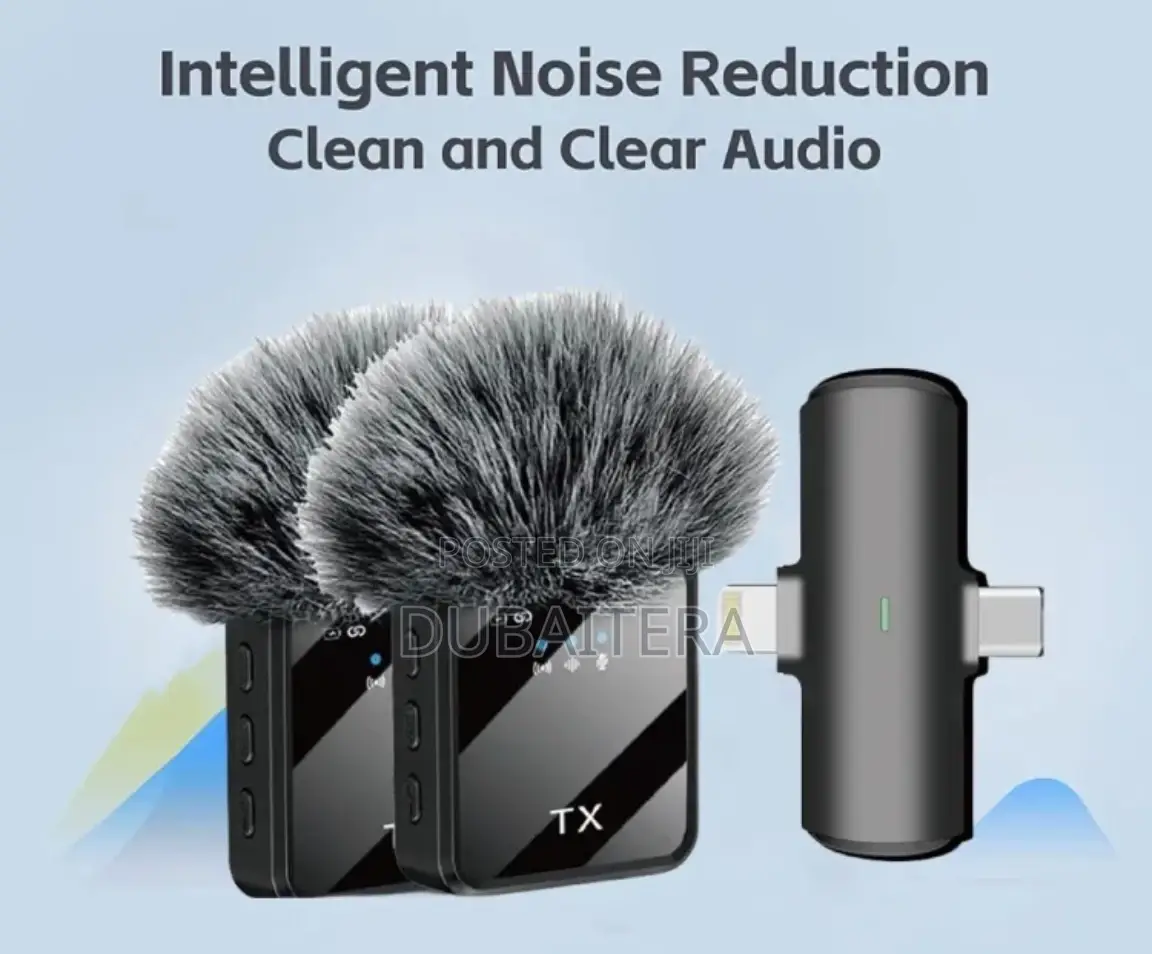 Wireless Microphone (Dual Clear and Clean Audio)