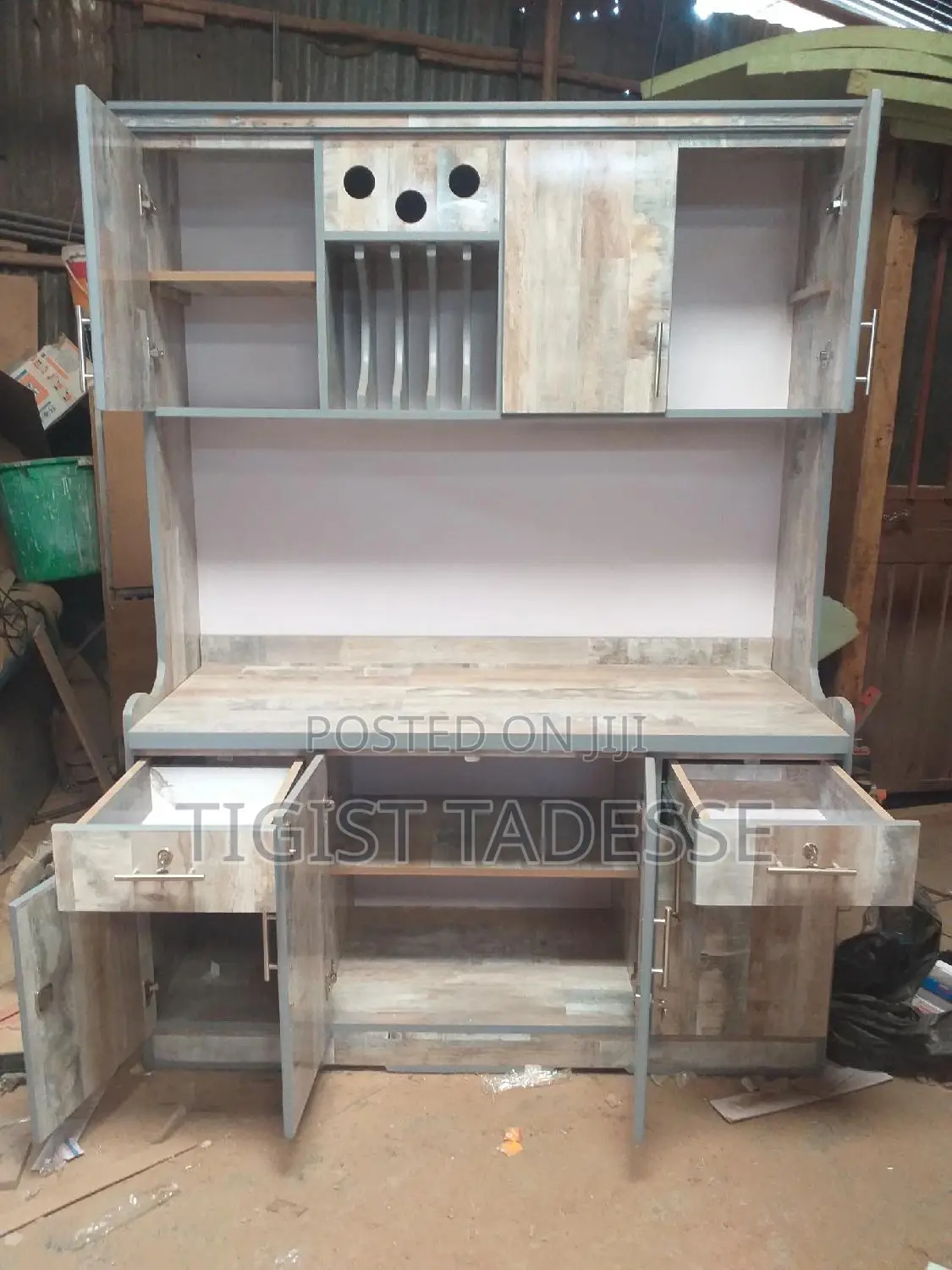 ኪችን ካቢኔት 150 Cm ላምኔት