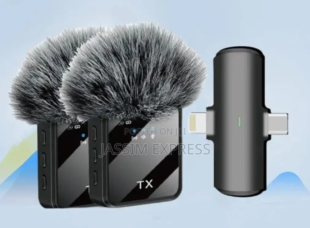 Proffisional Collar Dual Wireless Microphone
