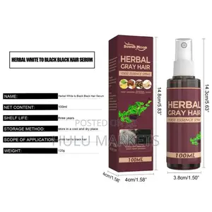 Photo - Herbal Gray Hair Spray ሀርባል ሽበት ማጥፊያ