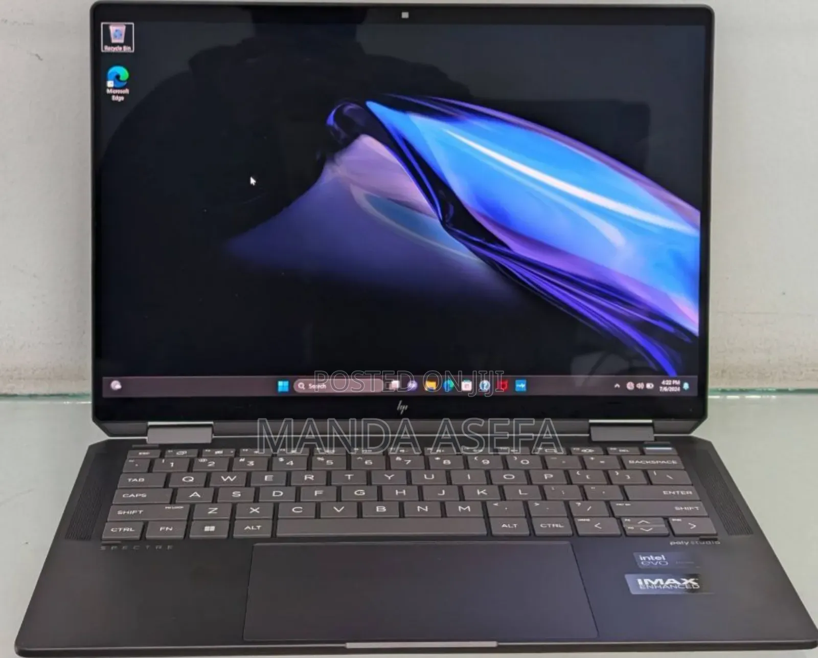 New Laptop HP Spectre 16GB Intel Core I7 SSD 1T