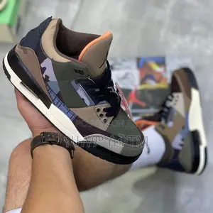 Original Air Jordan 3 Retro ‘Patchwork Camo’ Shoes
