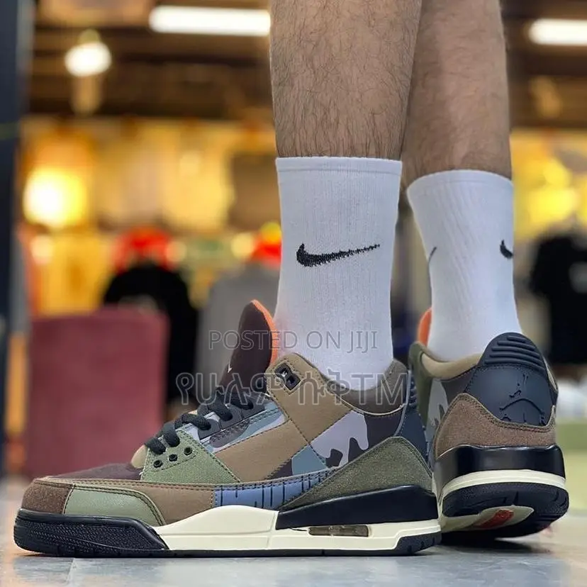 Original Air Jordan 3 Retro ‘Patchwork Camo’ Shoes