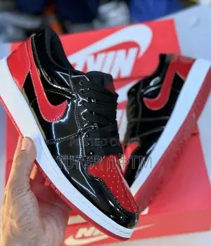 Original Air Jordan 1 Low ‘Patent Bred’ Shoes