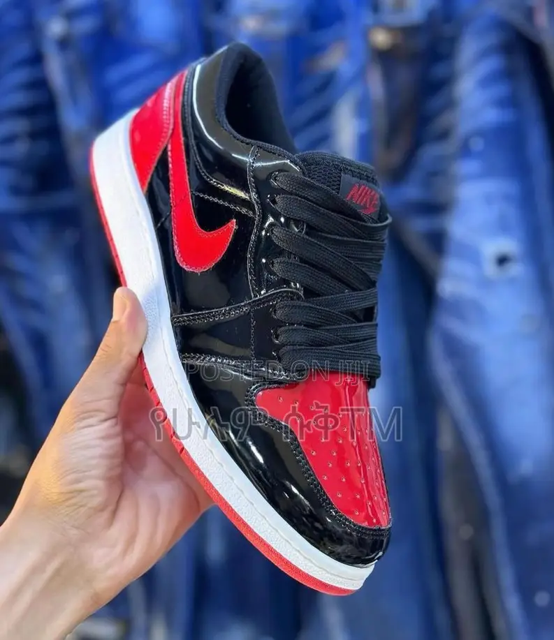 Original Air Jordan 1 Low ‘Patent Bred’ Shoes