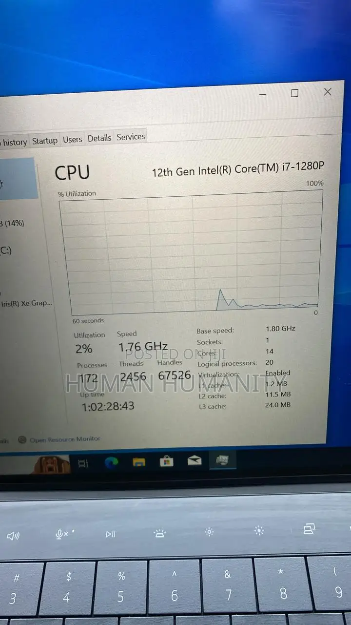 New Laptop Dell XPS 13 32GB Intel Core I7 SSD 512GB