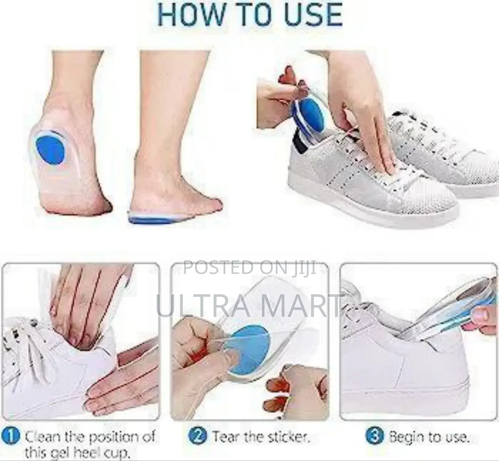 Silicone Gel Heel Cup Pad