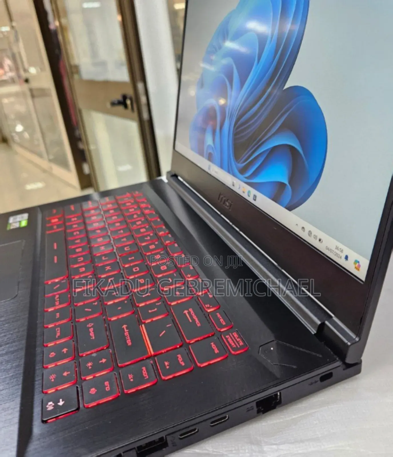 New Laptop MSI Katana GF66 16GB Intel Core I5 SSD 512GB