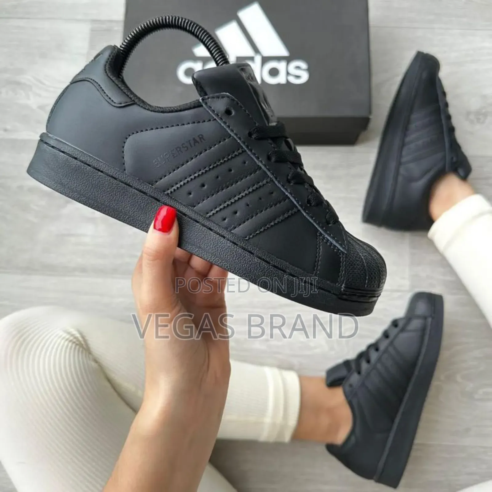 Adidas Old School Super Star Black Original Quality Shoes