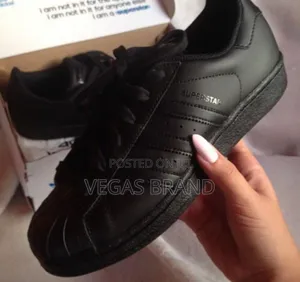 Photo - Adidas Old School Super Star Black Original Quality Shoes
