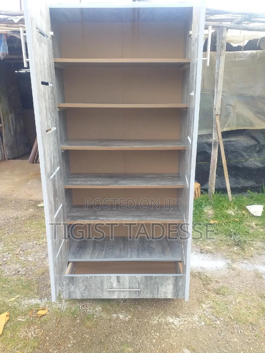 የጫማ መደርደሪያ 80*180 Laminated