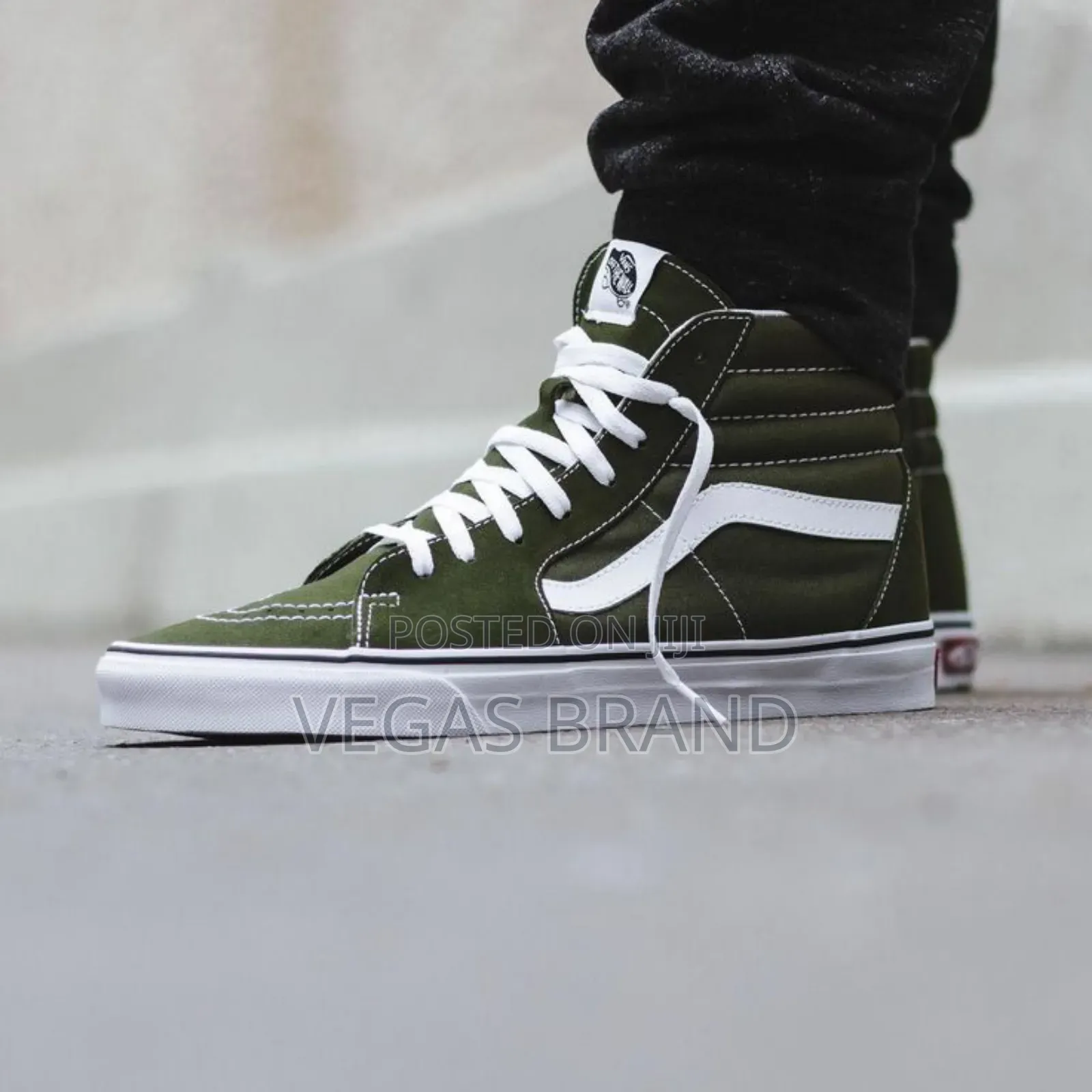Vans Old School Boots Green Original Quality Shoes