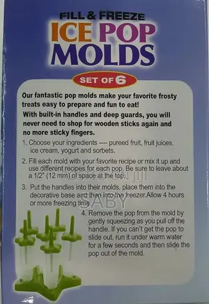 6 Grids Ice Cream Mold