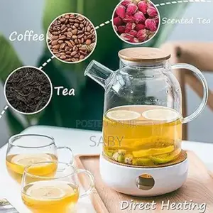 1.8 Litter Heat Resistance Glass Tea Pot
