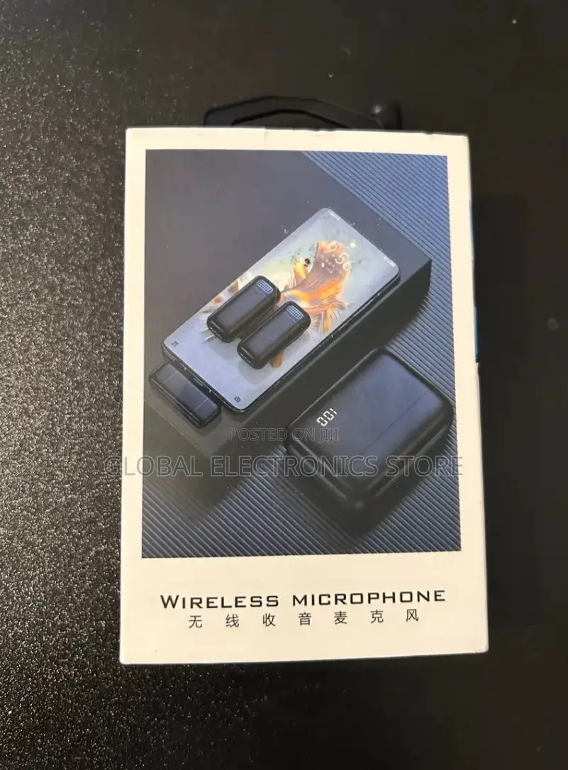 Professional Wireless Lavalier Microphone Withcharging Case