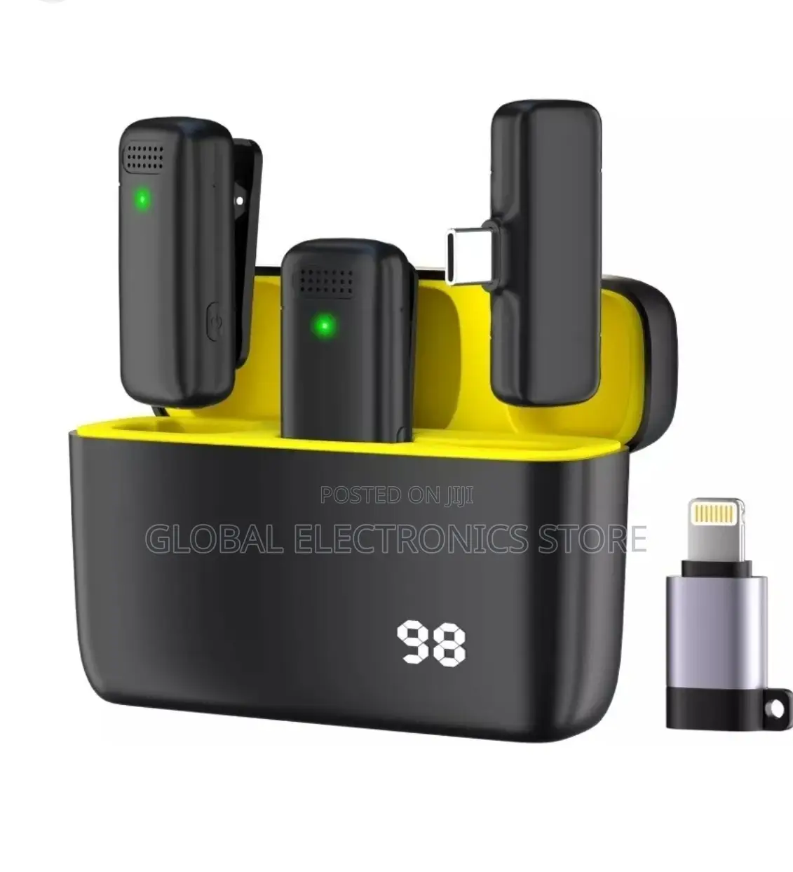 Professional Wireless Lavalier Microphone Withcharging Case