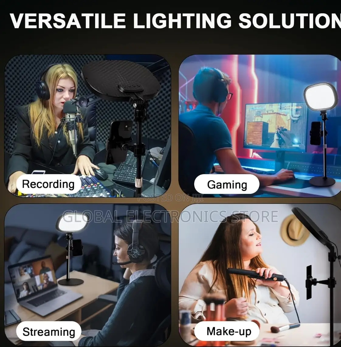 Studio Effect Fill Light for Tiktokers Vloggers Streamers