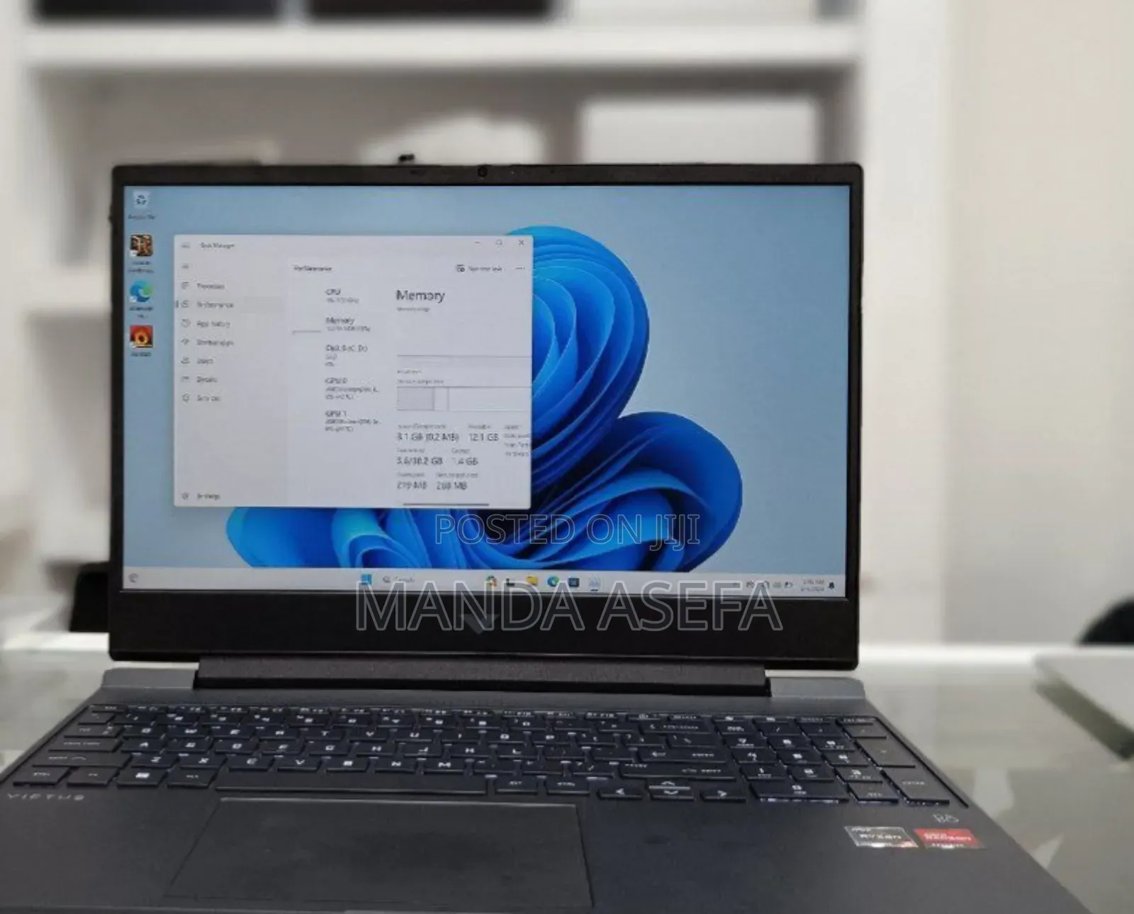 New Laptop HP Victus 15 8GB AMD Ryzen 5 SSD 512GB