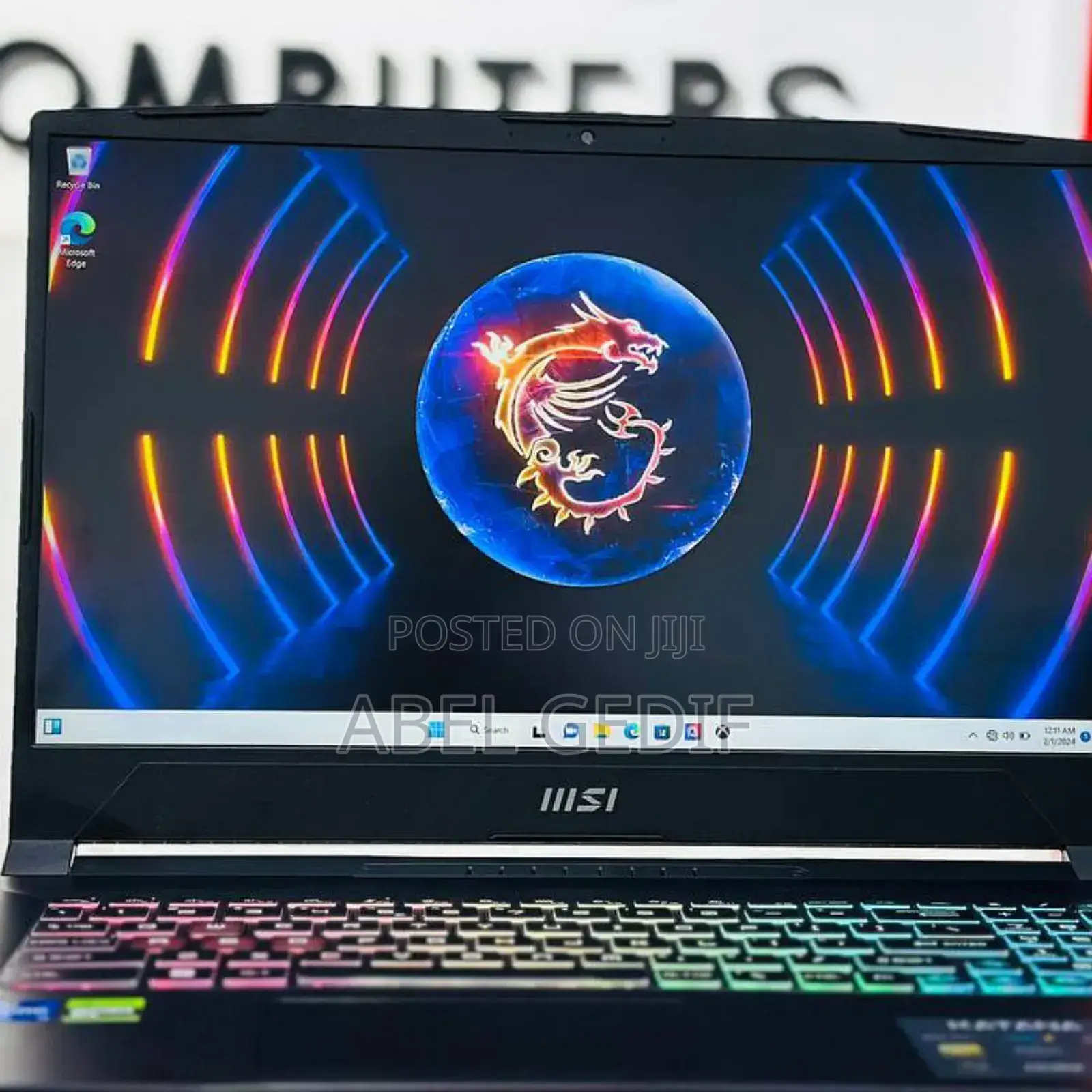 New Laptop MSI Katana 15 16GB Intel Core I7 SSD 1T