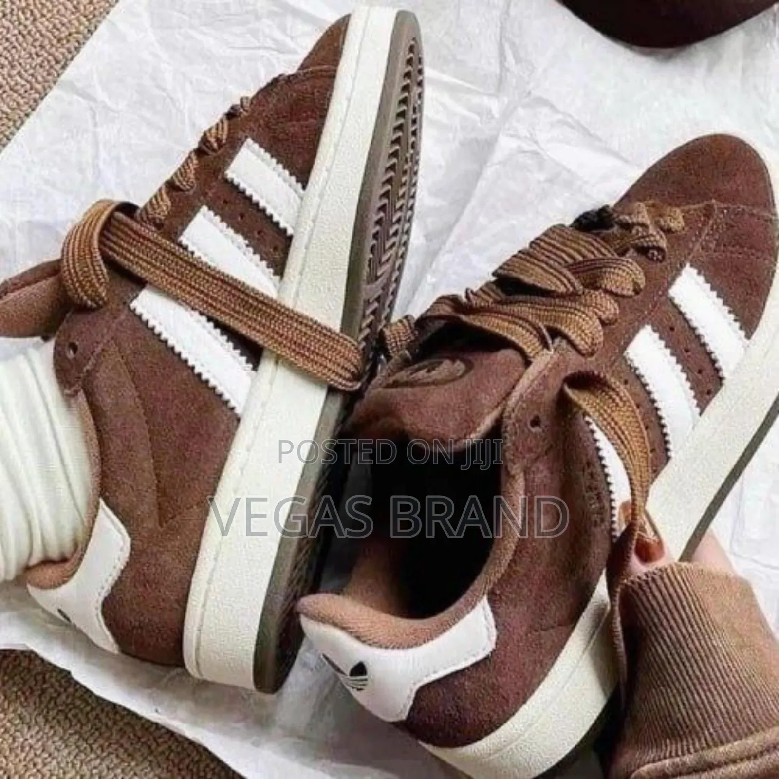 Adidas Cumpas00s Brown White Stripe Master Quality Shoes
