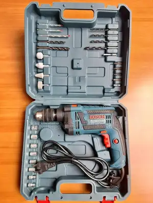 Photo - Bosch and Makita Impact Drill With Accessories