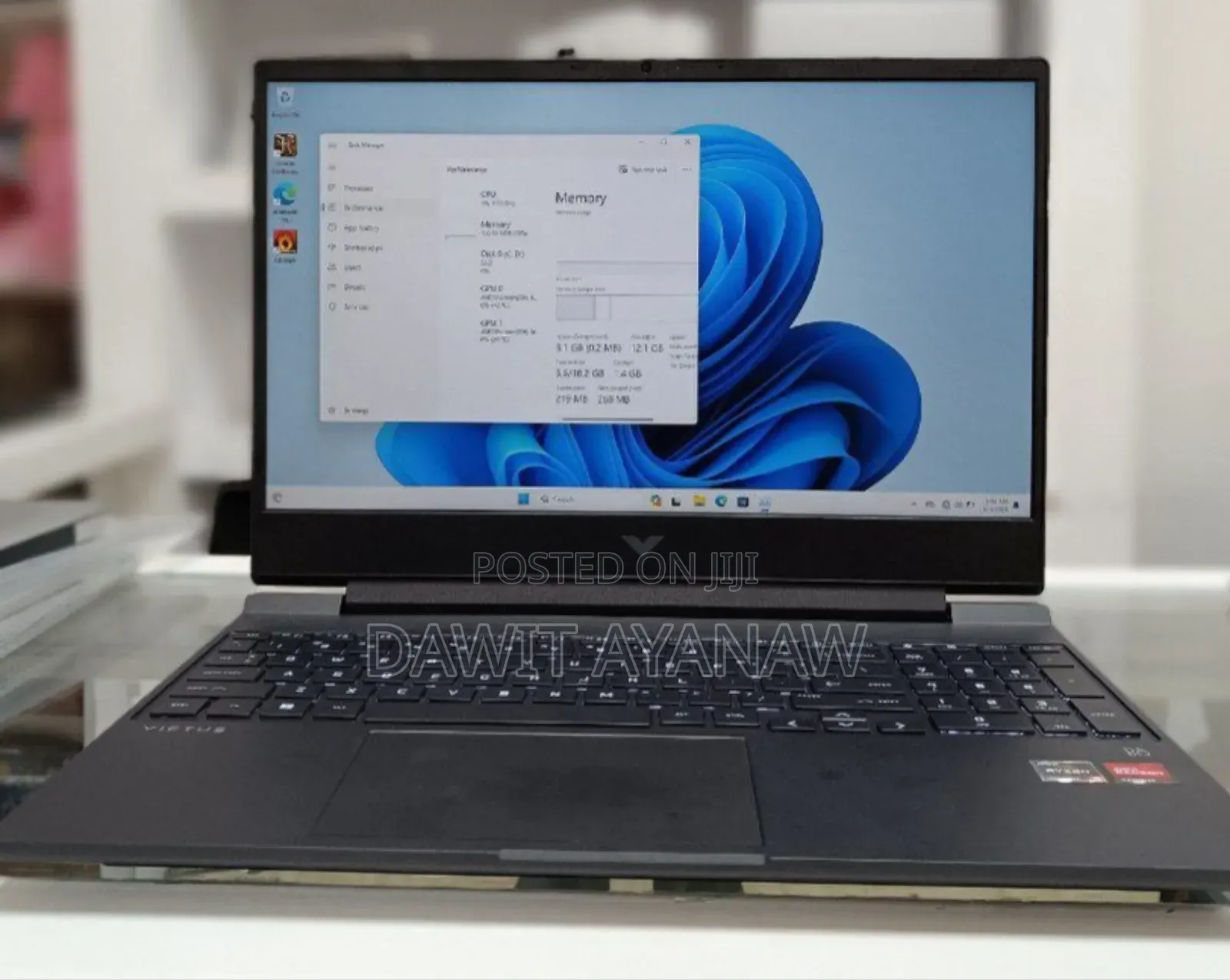 New Laptop HP Victus 16 8GB AMD Ryzen 5 SSD 512GB