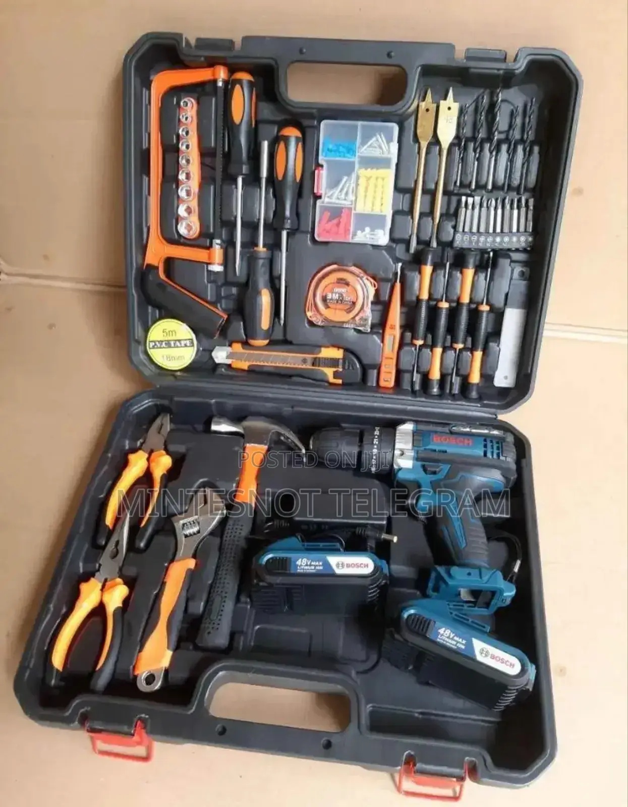 Chargeable Drill With Accessories 48V