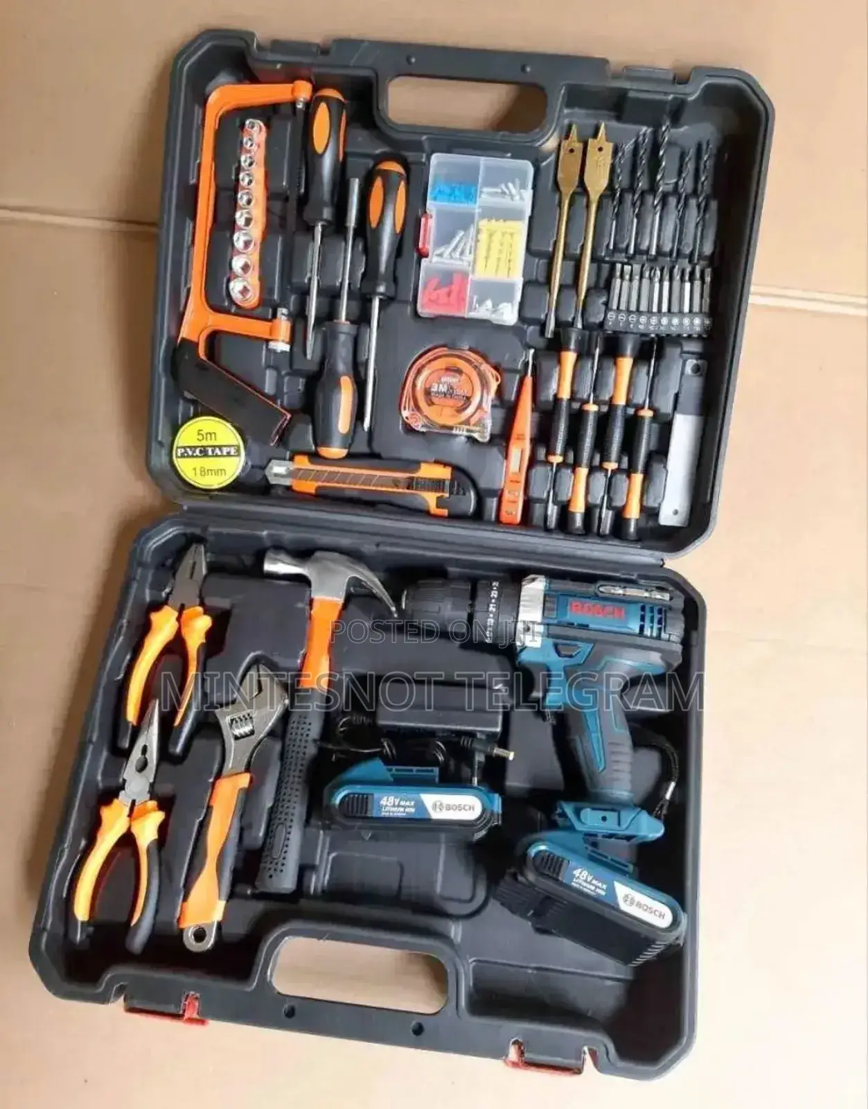 Chargeable Drill With Accessories 48V