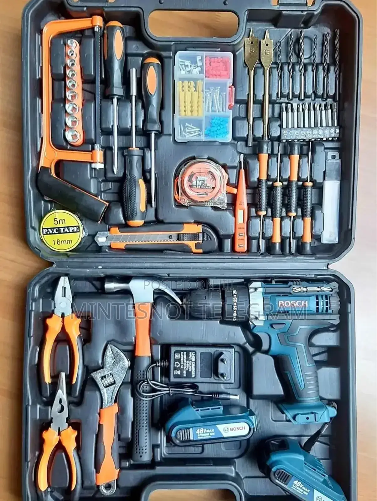 Bosch Rechargeable Drill Set Drill With Accessories