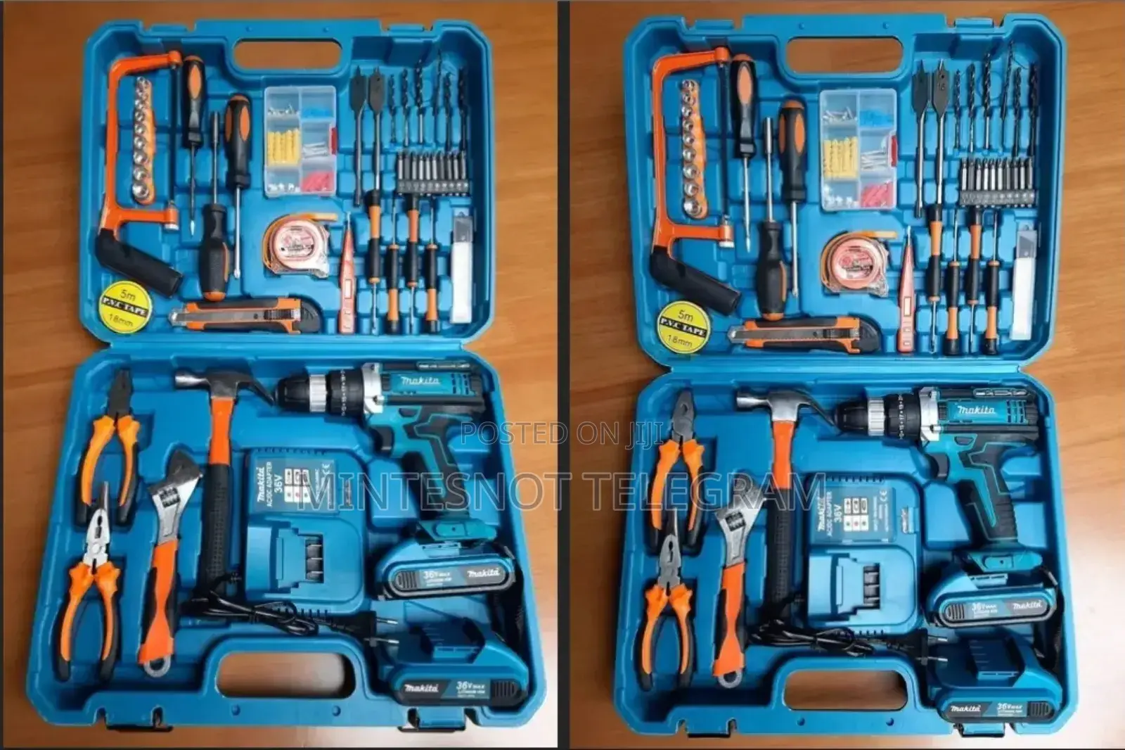 Tools Box Toolset With Chargeable Drill