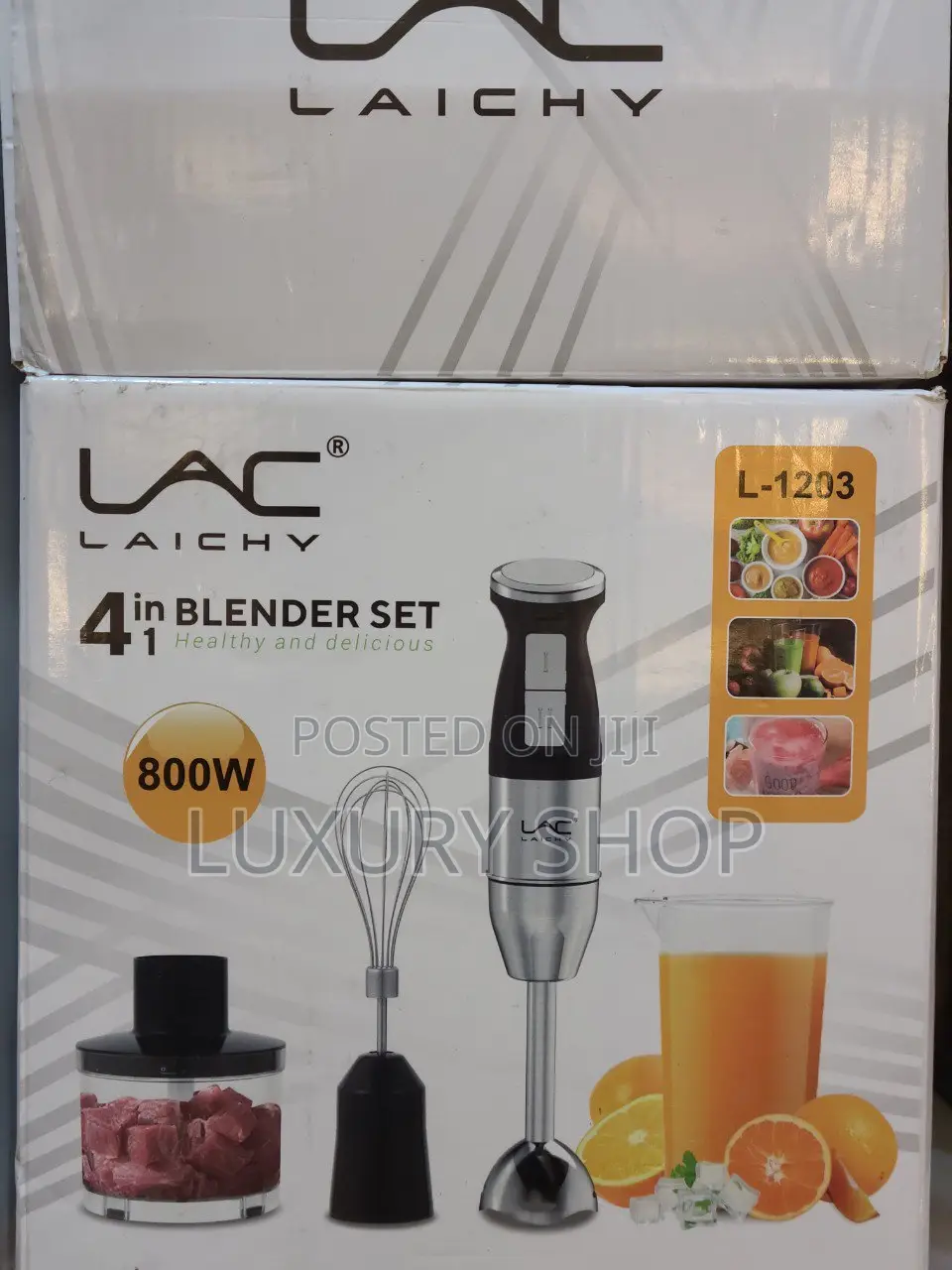 Laichy 4in1 Hand Blender 800 Watt
