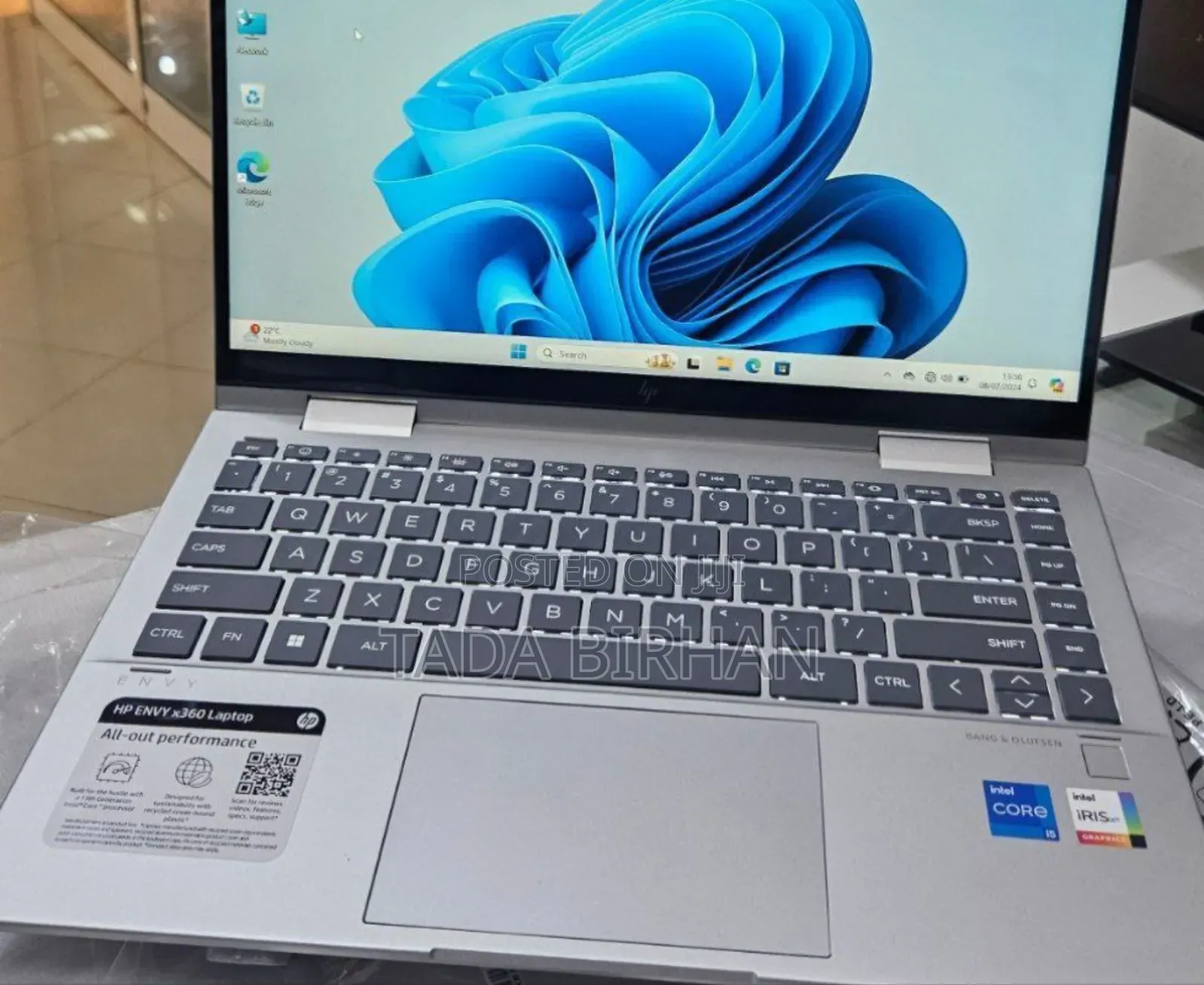 New Laptop HP Envy X360 16GB Intel Core I5 SSD 512GB