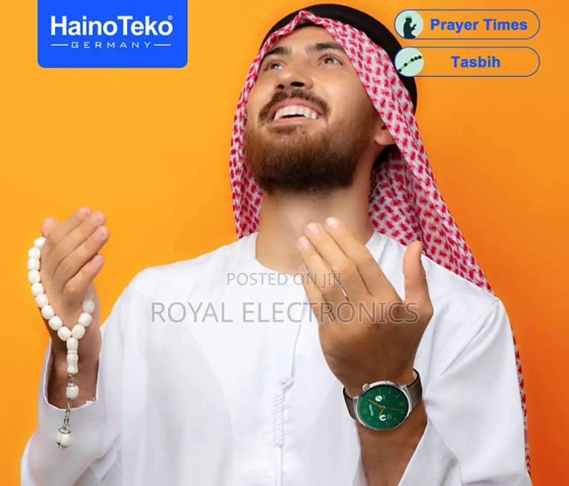 Haino Teko Rw-50 Smart Watch (Prayer Times and Tasbih)