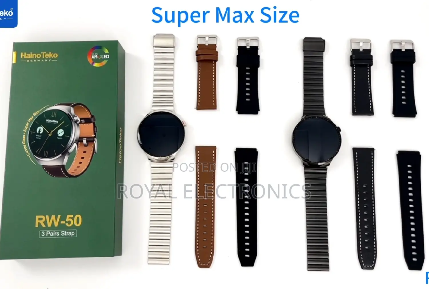 Haino Teko Rw-50 Smart Watch (Prayer Times and Tasbih)