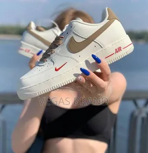 Photo - Nike Air Force 1 Mini Red Swosh Low Master Quality Shoes